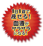 1日1錠など痩せる！血液がサラサラになる！