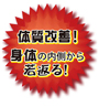 体質改善！身体の内側から若返る！