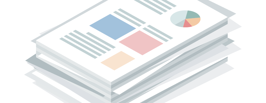 紙質のイメージイラスト